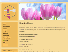 Tablet Screenshot of kielerleuchtturm.de